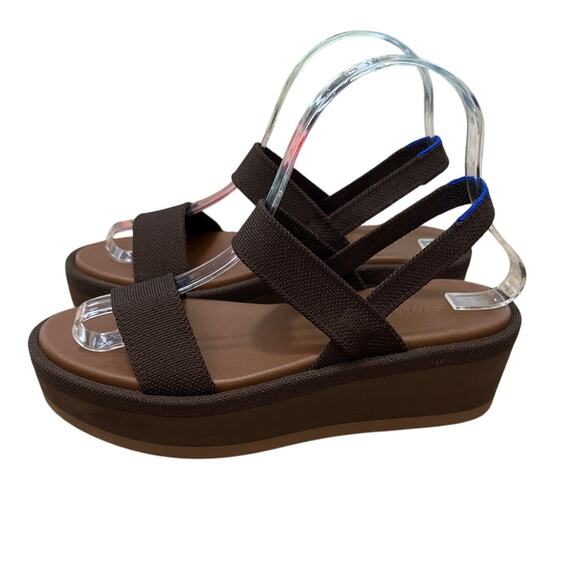 Rothy's The Lightweight Wedge Sandal Cardamom Size 6.5 New - Picture 1 of 7